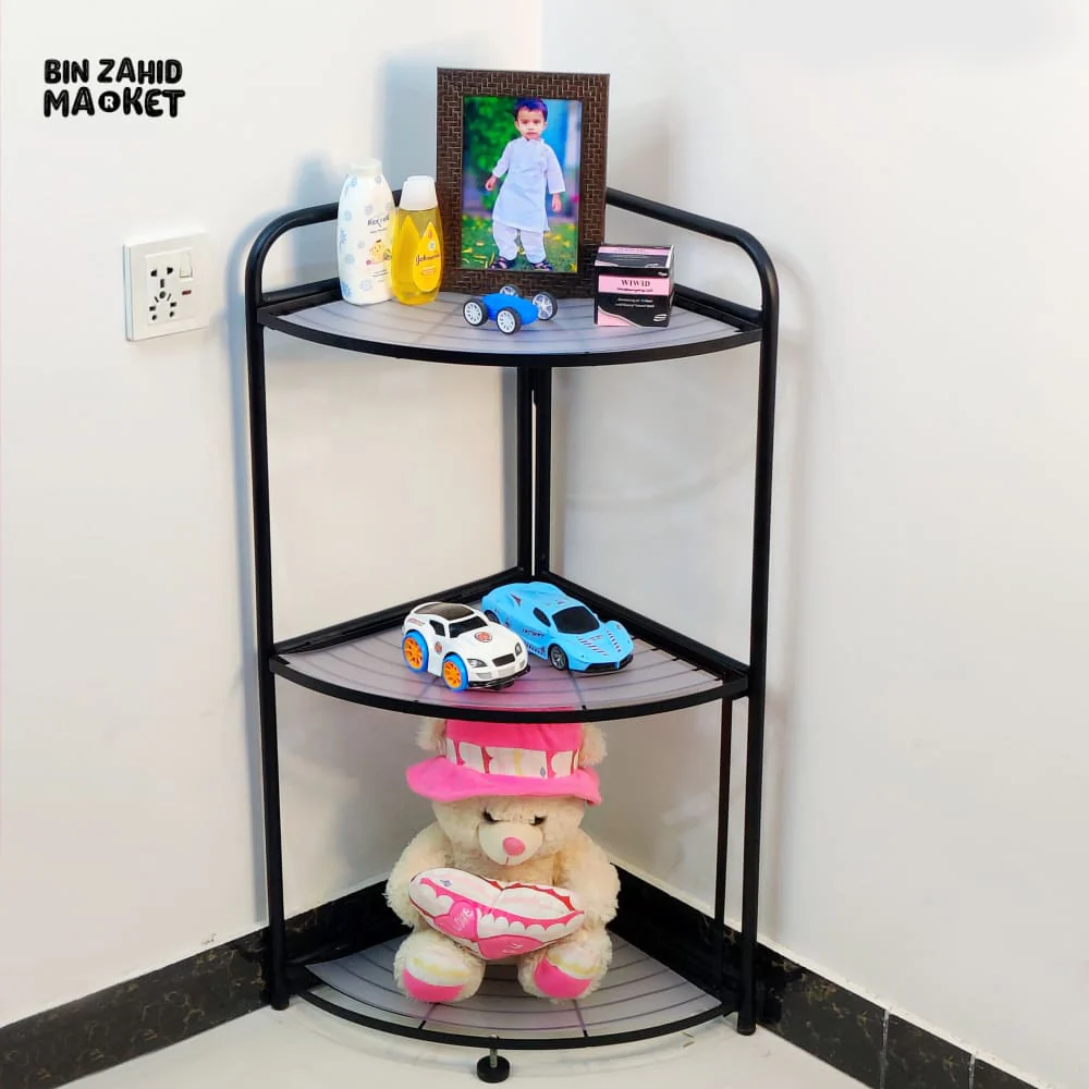 FOLDABLE CORNER SHELF WITH TRIPOD BASE - Image 4