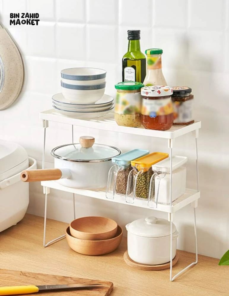FOLDABLE KITCHEN STORAGE RACK - Image 4