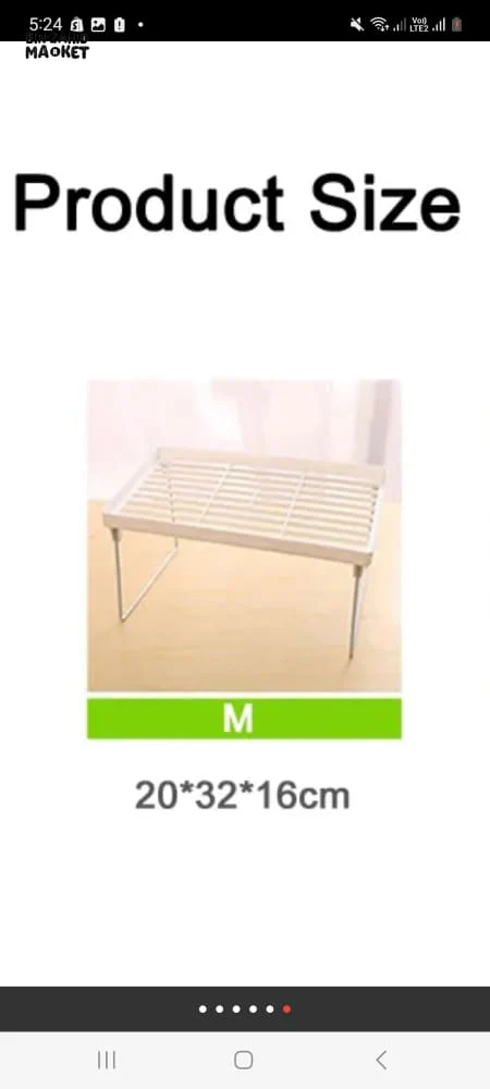 FOLDABLE KITCHEN STORAGE RACK - Image 9