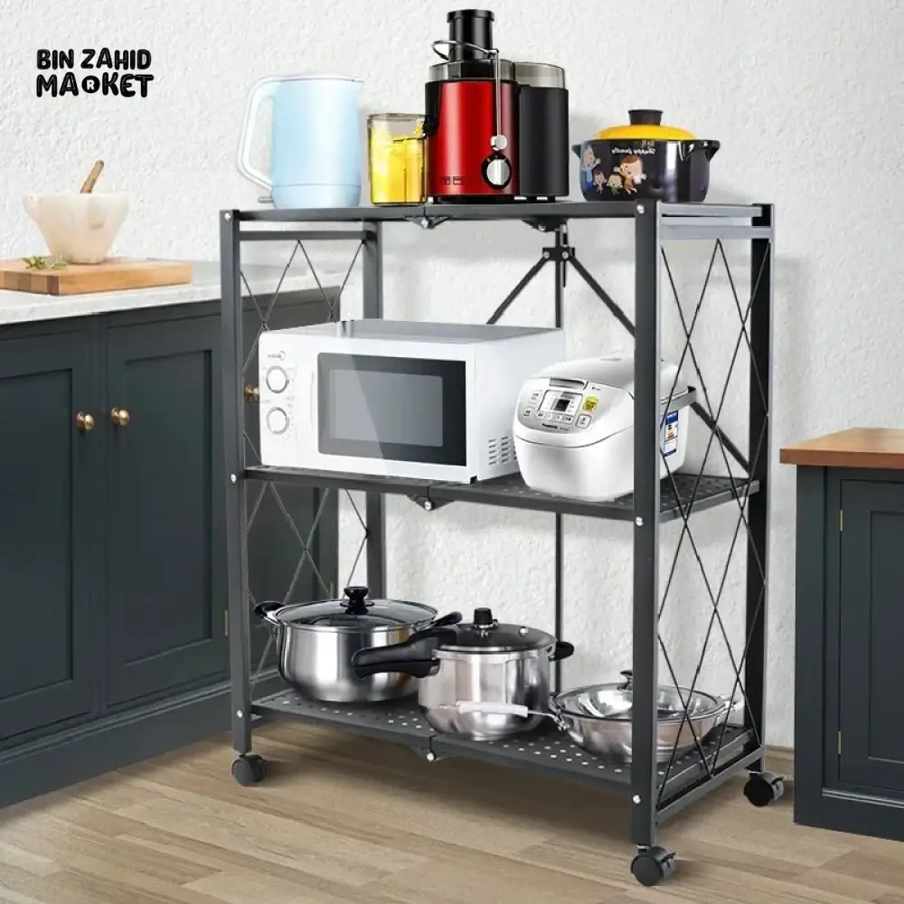 FOLDABLE KITCHEN TROLLEY