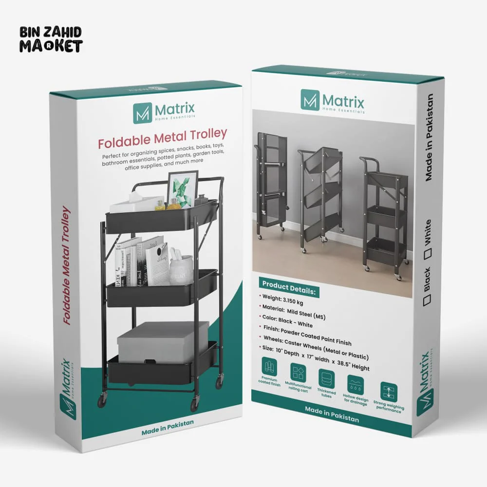 FOLDABLE METAL TROLLEY - Image 2