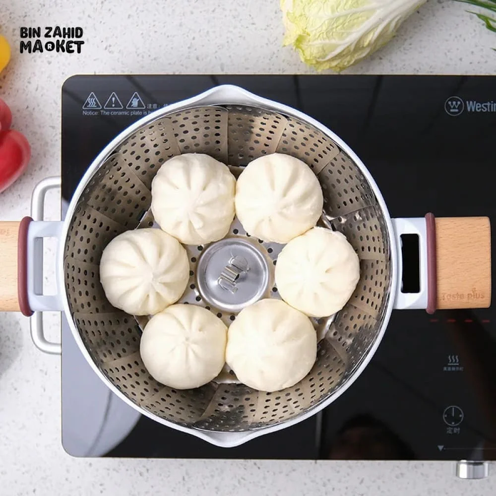 FOLDABLE STEEL STEAMING TRAY - Image 4