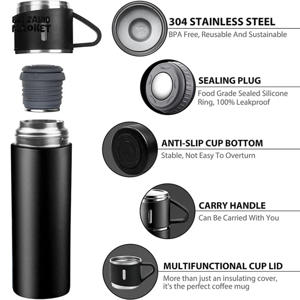 FOOD GRADE STEEL VACUUM FLASK - Image 6