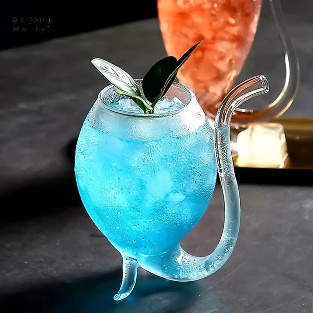 FOOTED SIPPER GLASS PERFECT FOR SHAKES & MOCKTAILS - 300ML SERVING GLASS - Image 3