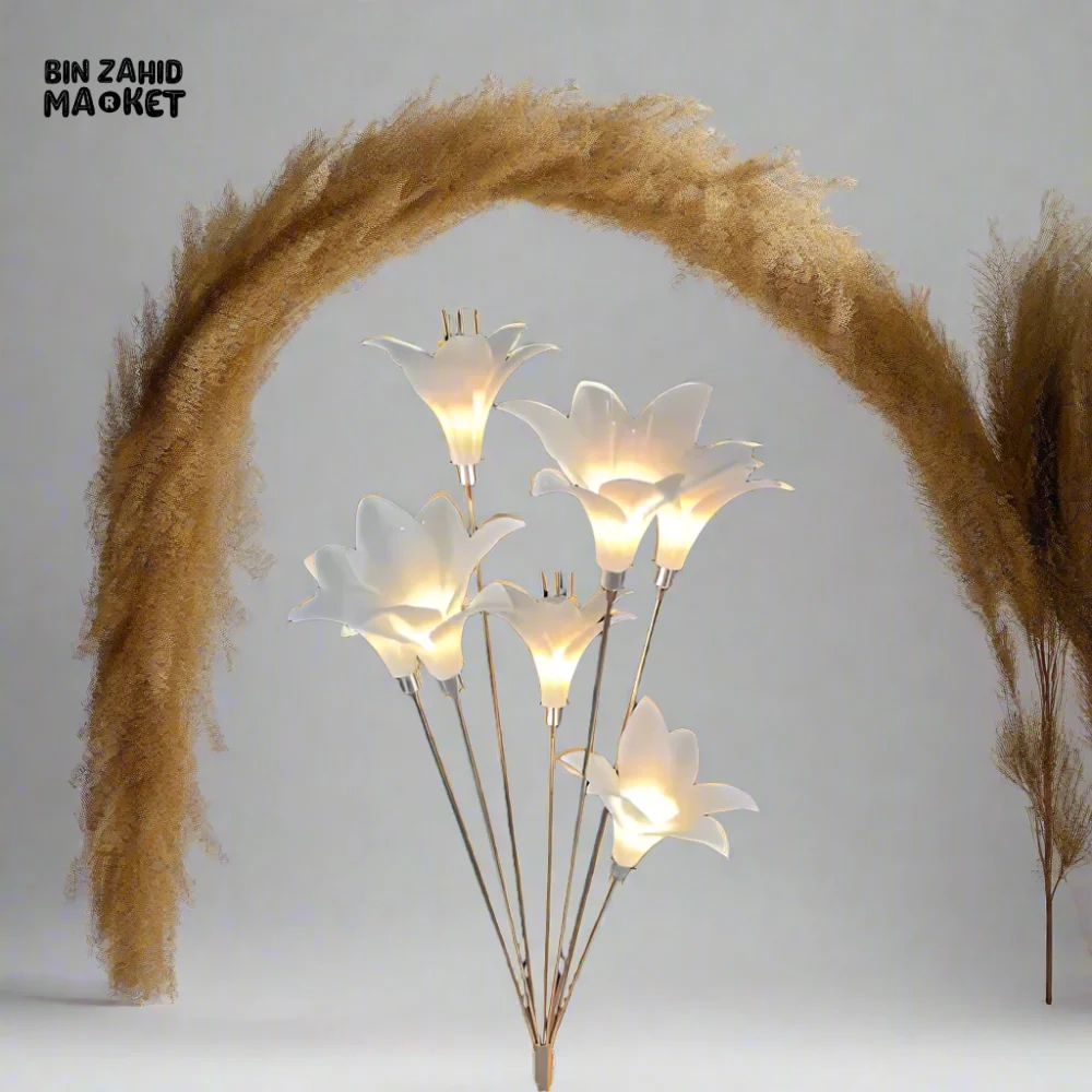 WEDDING STAGE & ROADWAY LIGHT DECOR - GOLDEN LILY FOREST - Image 4