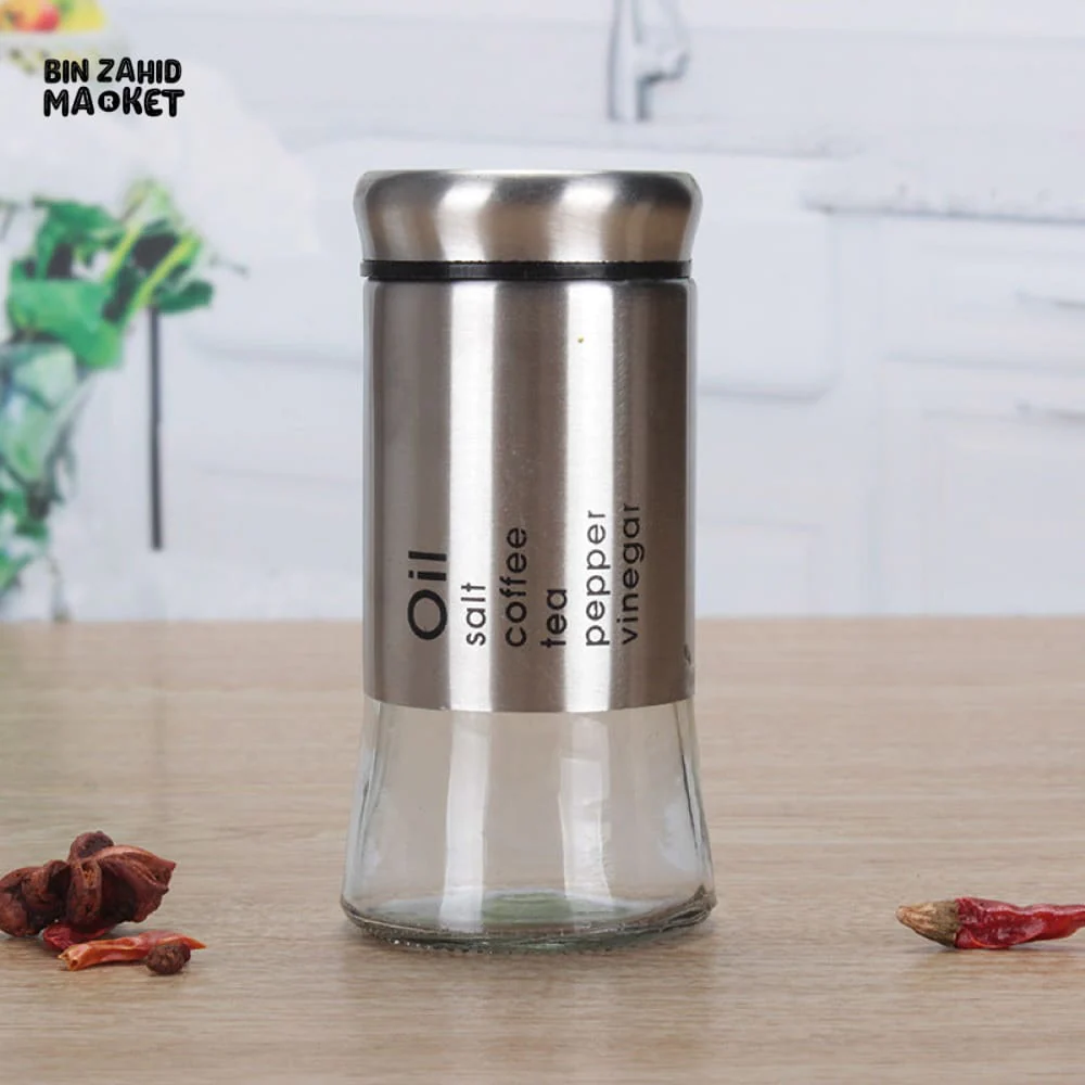 GLASS SPICE BOTTLE WITH HOLES – SALT & SEASONING SHAKER FOR KITCHEN & BBQ - Image 7
