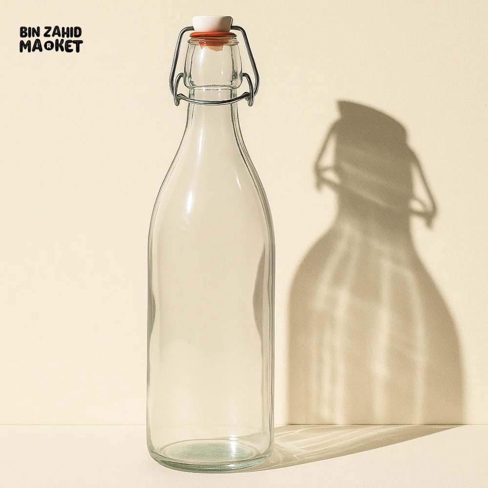 GLASSLUX 1000ML CLIP GLASS BOTTLE - Image 2