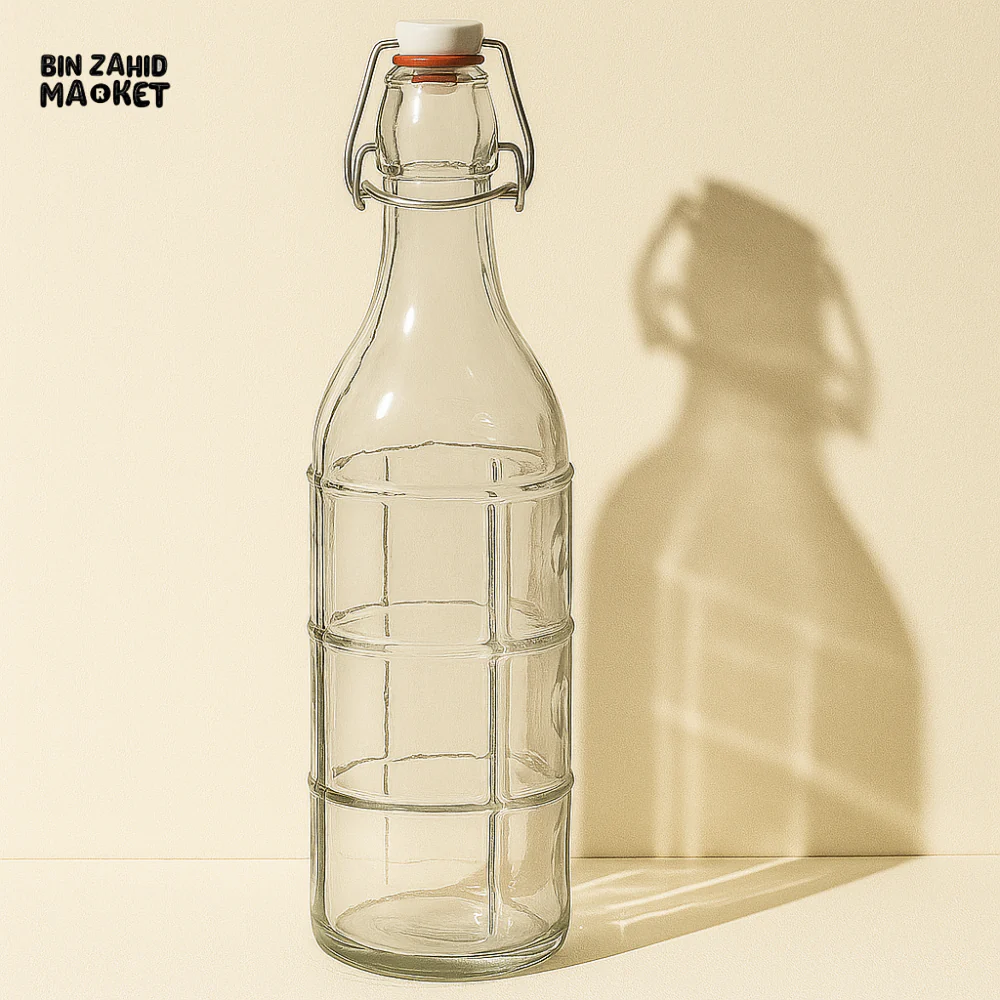 GLASSLUX 1000ML CLIP GLASS BOTTLE - Image 3