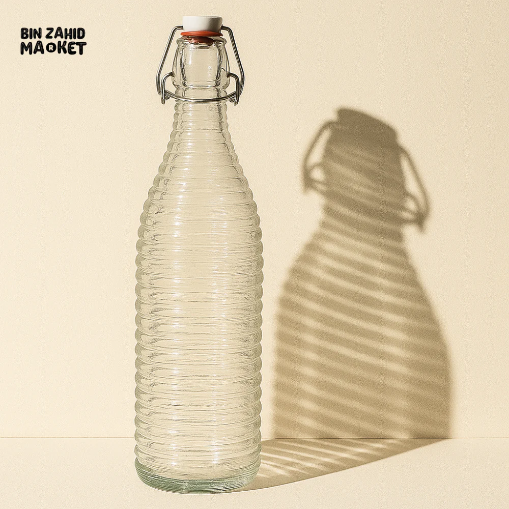 GLASSLUX 1000ML CLIP GLASS BOTTLE - Image 4