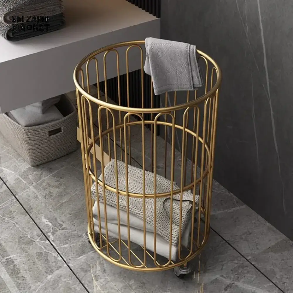 GOLD RODES LAUNDRY CART - Image 10