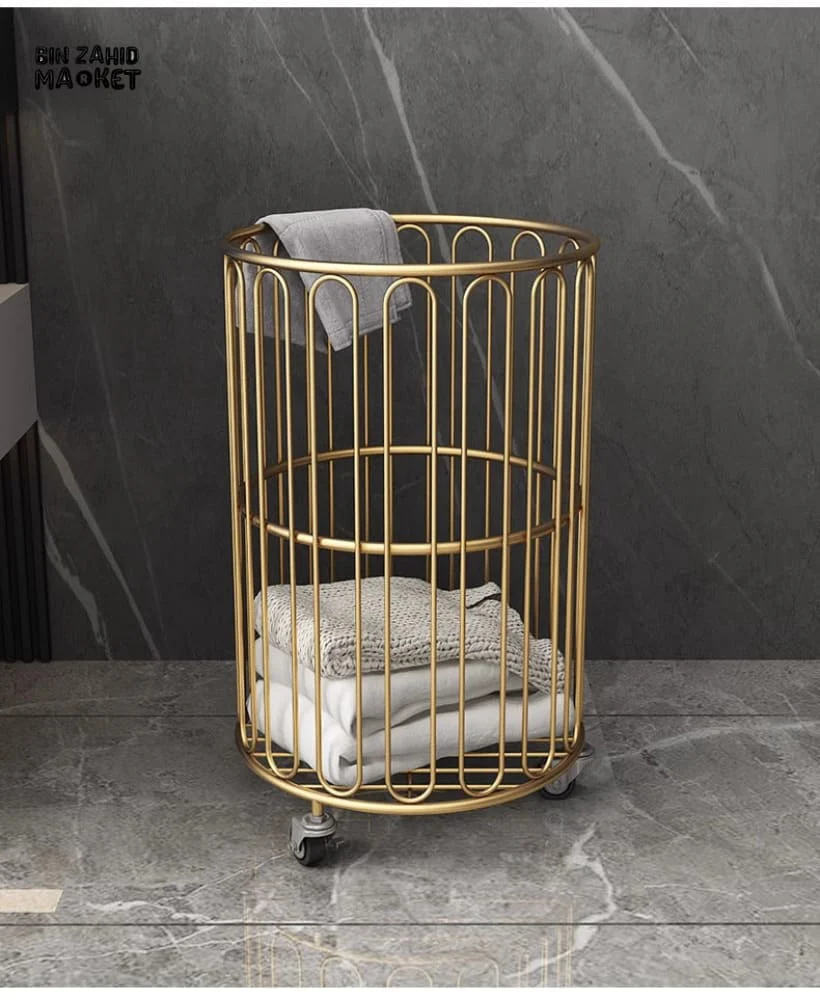GOLD RODES LAUNDRY CART - Image 6