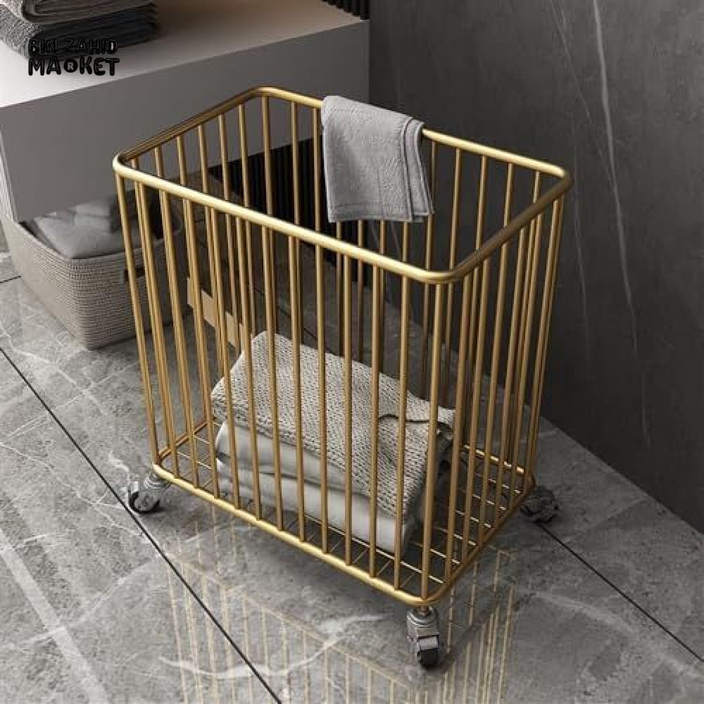 GOLD RODES LAUNDRY CART - Image 9