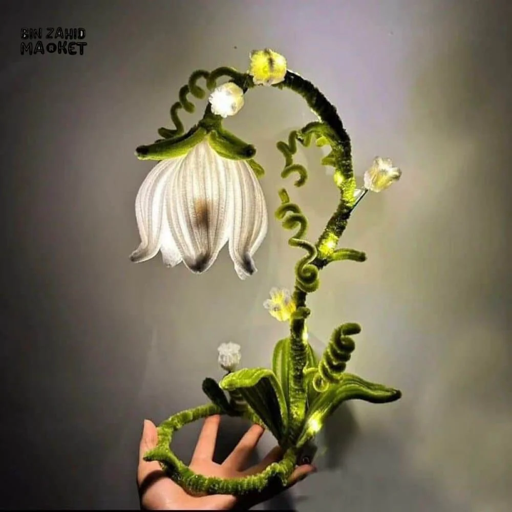 HANDMADE LUXURY BLOOM LED FLOWER LAMP – ELEGANT HOME DECOR STATEMENT PIECE - Image 2
