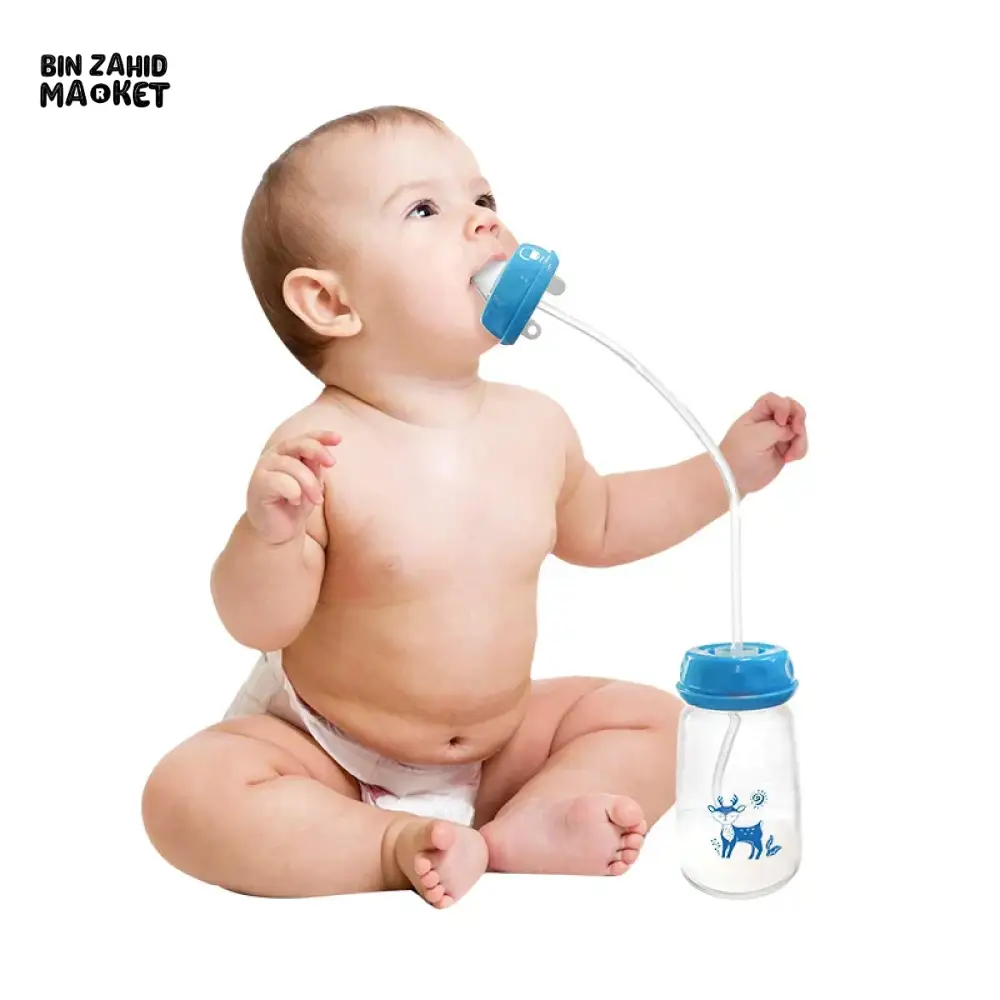 HANDS-FREE FEEDING BOTTLE + FREE STRAW BRUSH - Image 2