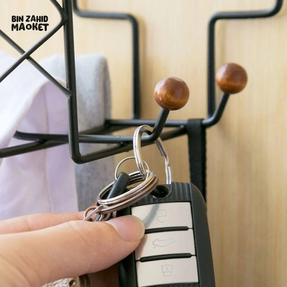 HELMET CAP & ACCESSORY WALL STAND – HEAVY-DUTY STORAGE HOOK ORGANIZER - Image 5