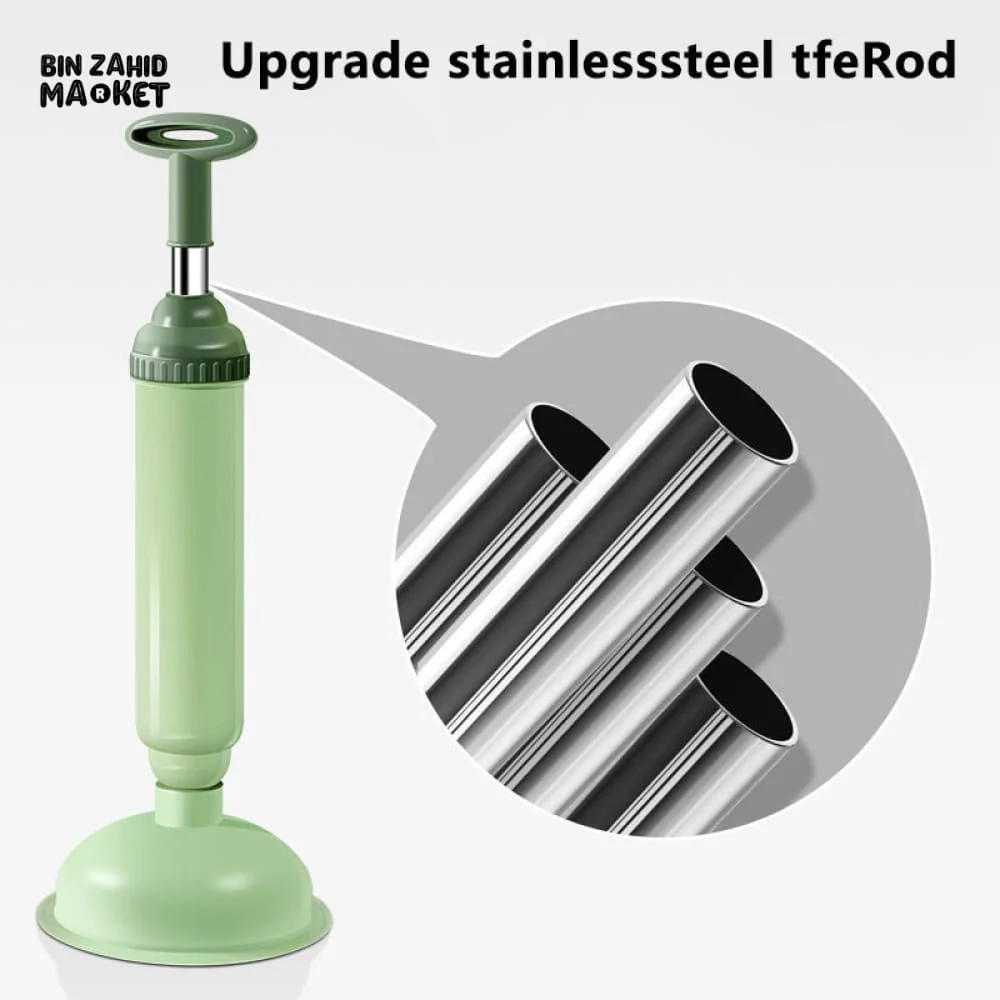 HIGH-PRESSURE SILICONE TOILET PLUNGER WITH VACUUM SUCTION CUP – POWERFUL PIPELINE UNBLOCKER FOR BATHROOM & TOILET - Image 10