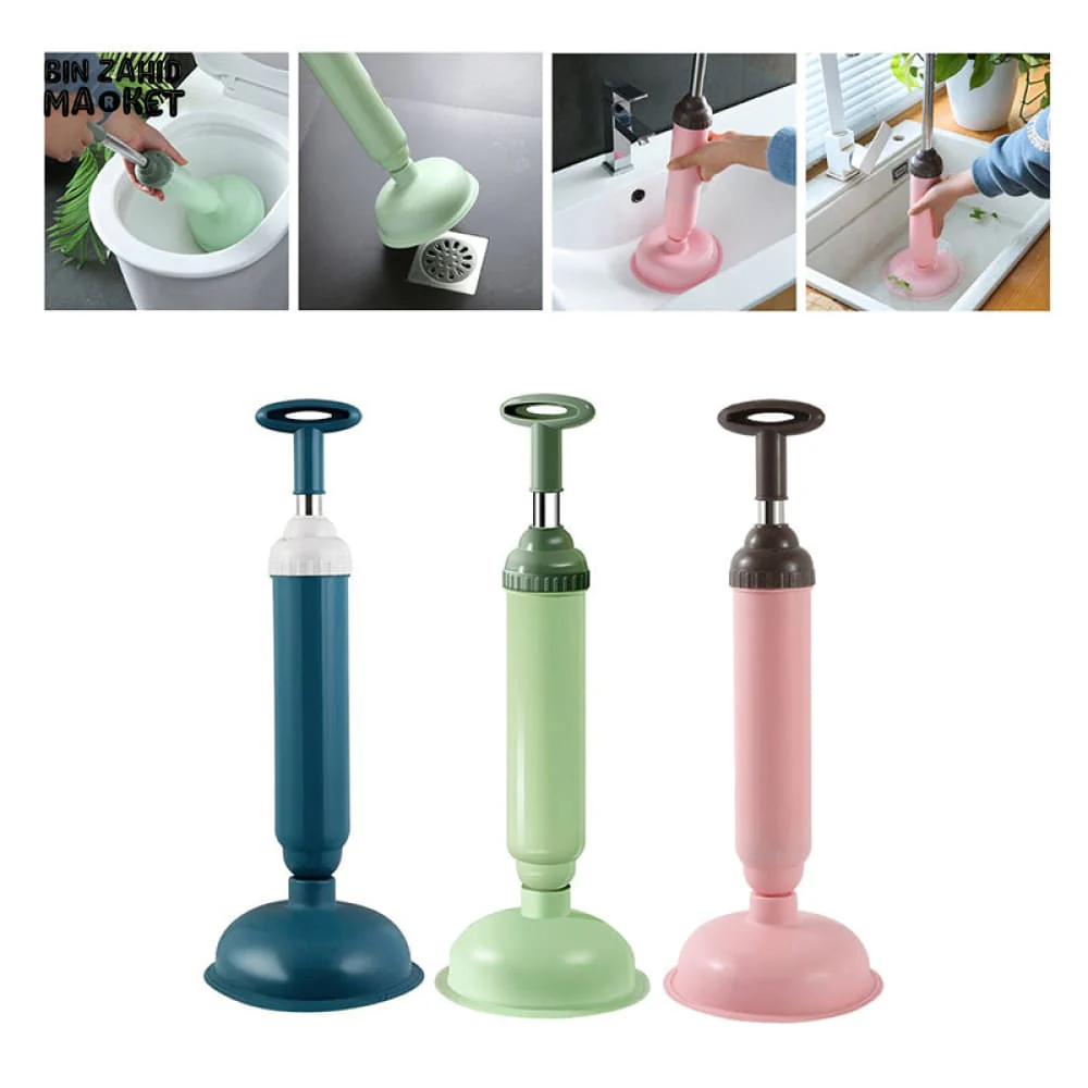 HIGH-PRESSURE SILICONE TOILET PLUNGER WITH VACUUM SUCTION CUP – POWERFUL PIPELINE UNBLOCKER FOR BATHROOM & TOILET - Image 2
