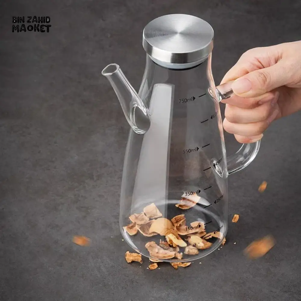 HIGH-TEMPERATURE RESISTANT GLASS OIL FILTER POT-JUG 750ml - Image 6