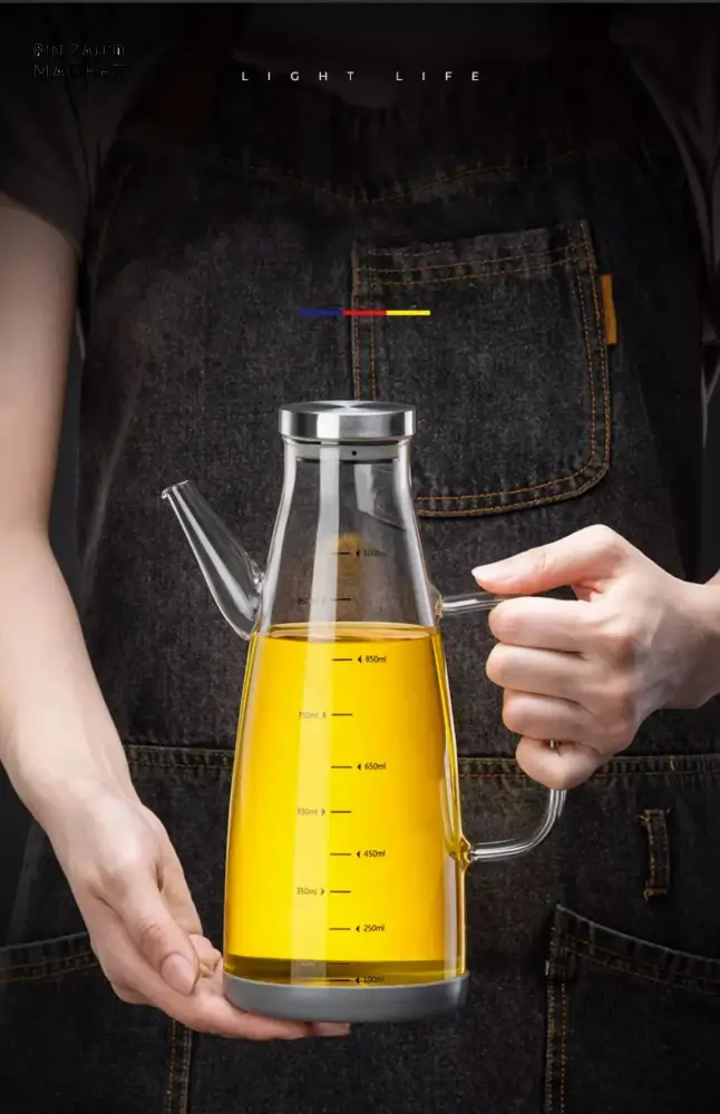 HIGH-TEMPERATURE RESISTANT GLASS OIL FILTER POT-JUG 750ml - Image 9