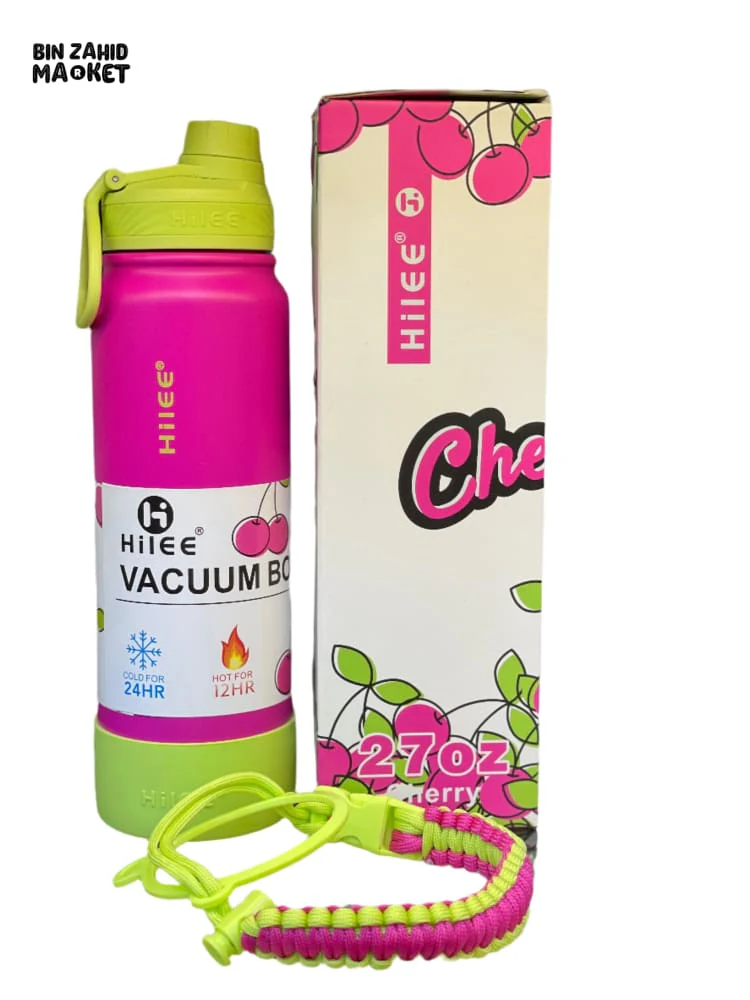 HILEE FLASK 27OZ SWEET HARVEST EDITION HOT & COLD VACUUM TUMBLER - CHERRY - Image 3