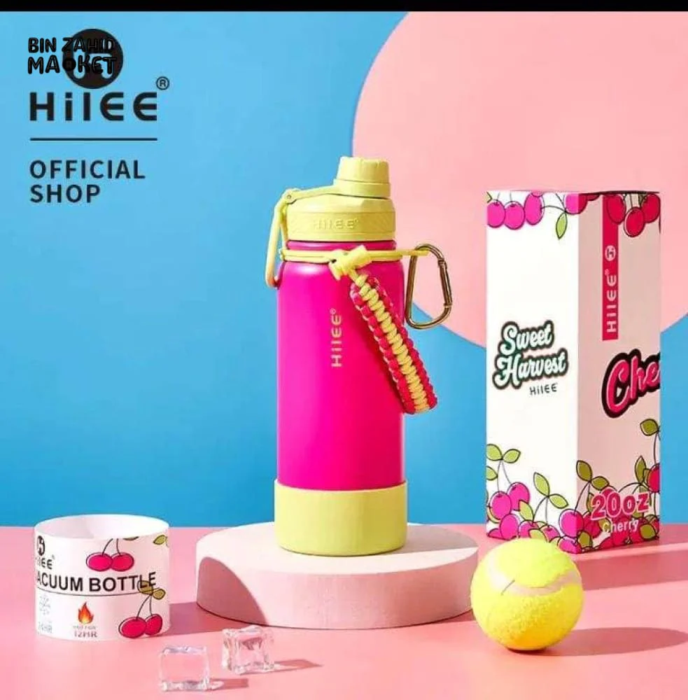 HILEE FLASK 27OZ SWEET HARVEST EDITION HOT & COLD VACUUM TUMBLER - CHERRY - Image 4