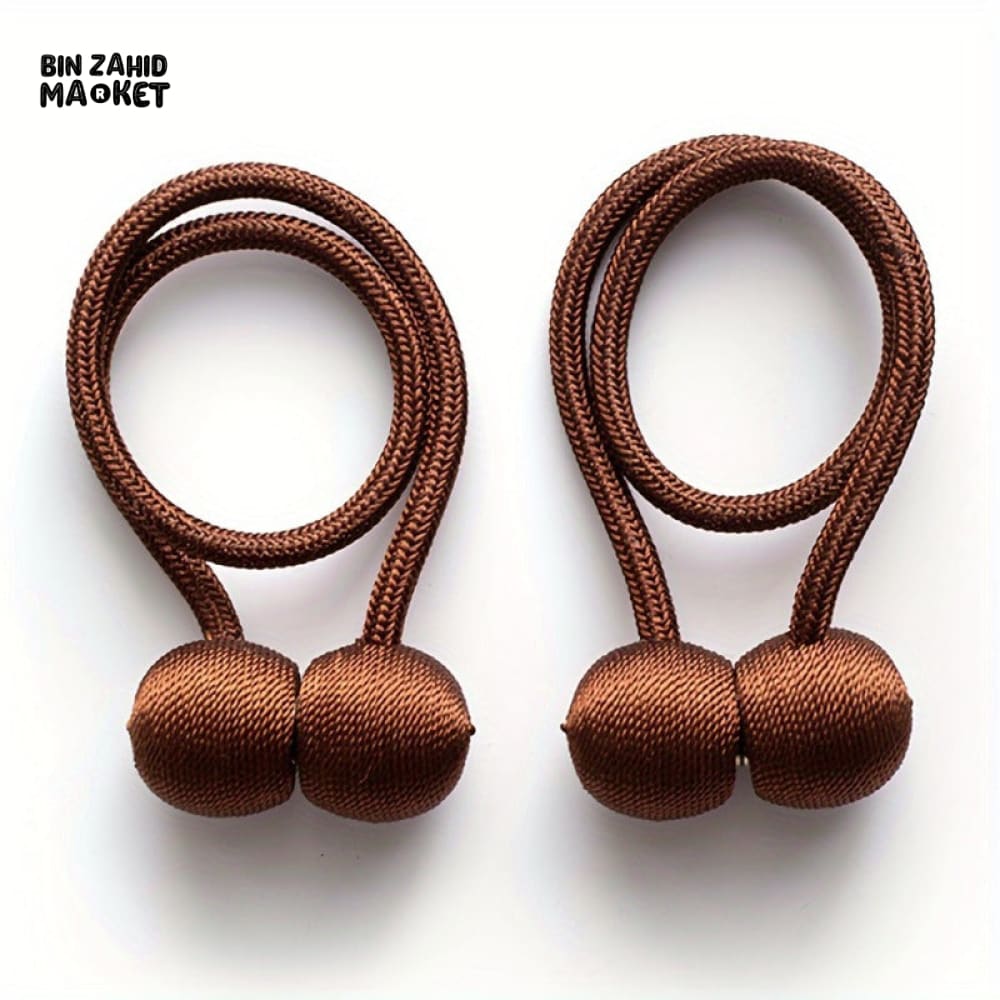 HOME DECOR CURTAIN ACCESSORIES – 2-PACK MAGNETIC HEADPHONE TIEBACKS FOR SHOWER CURTAINS & DRAPES - Image 7