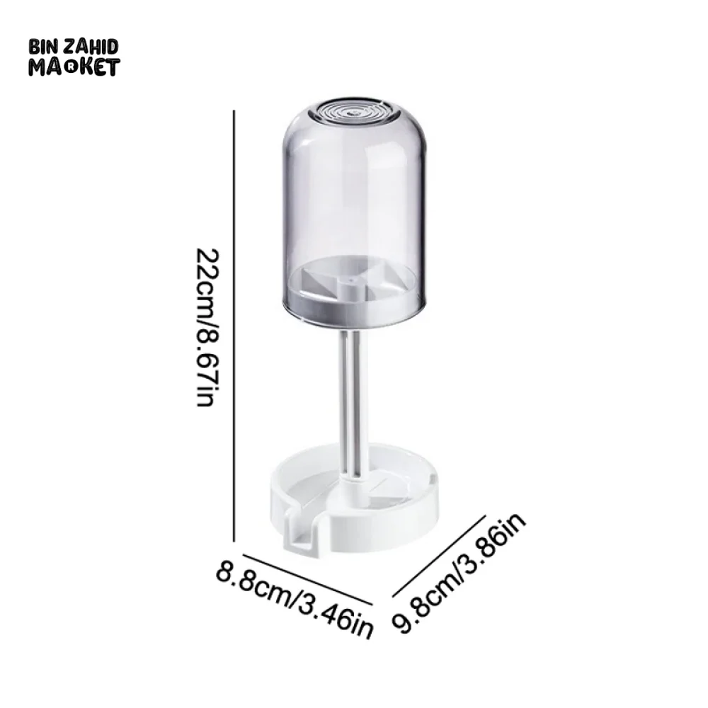 HOUSEHOLD BATHROOM 3-IN-1 TOOTHBRUSH HOLDER TOOTHPASTE & MOUTHWASH CUP ORGANIZER DRY AND DUSTPROOF CLEANING TOOL STORAGE RACK - Image 6