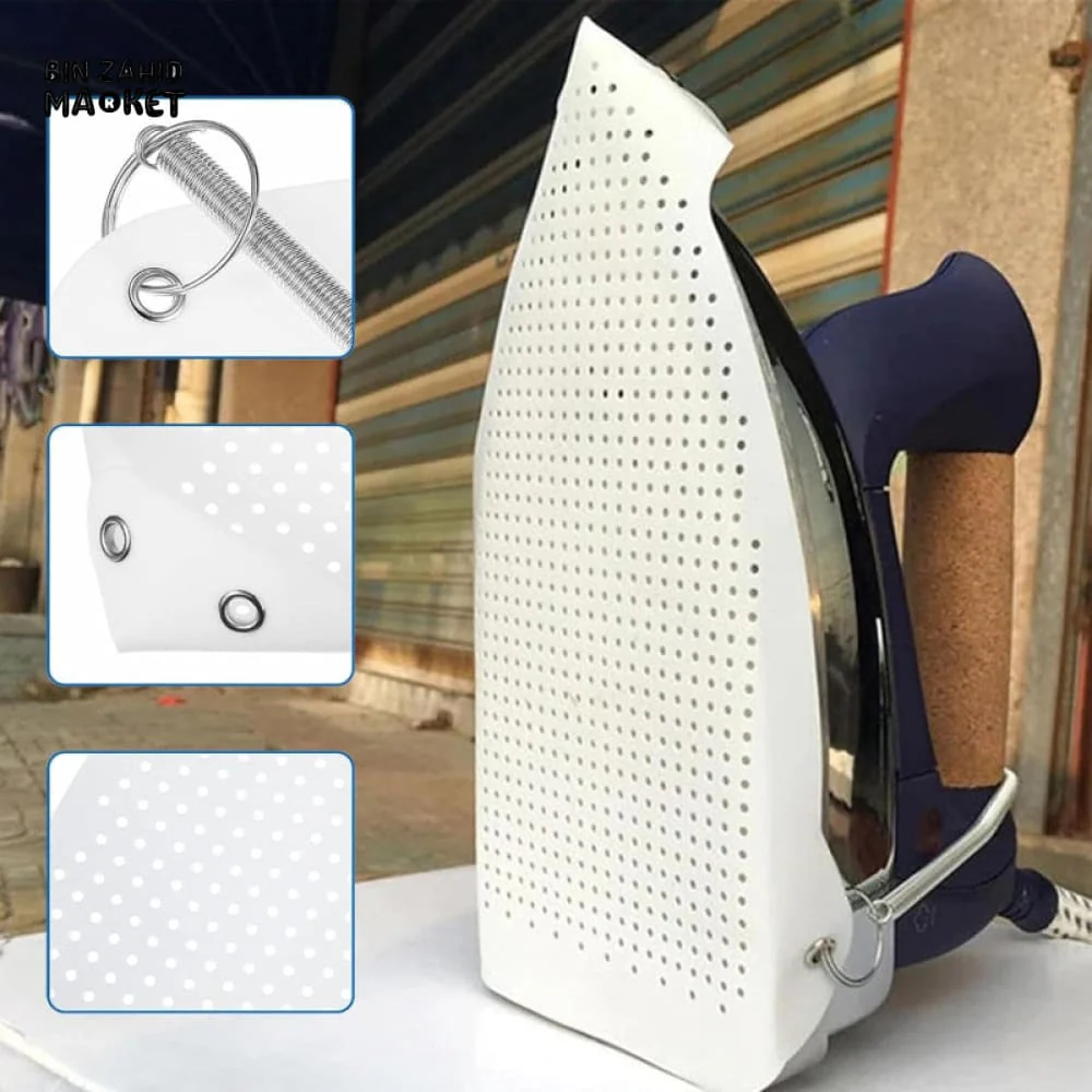 IRONING PROTECTOR COVER – TEFLON COATED ANTI-BURN GLIDE-SMOOTH - Image 3