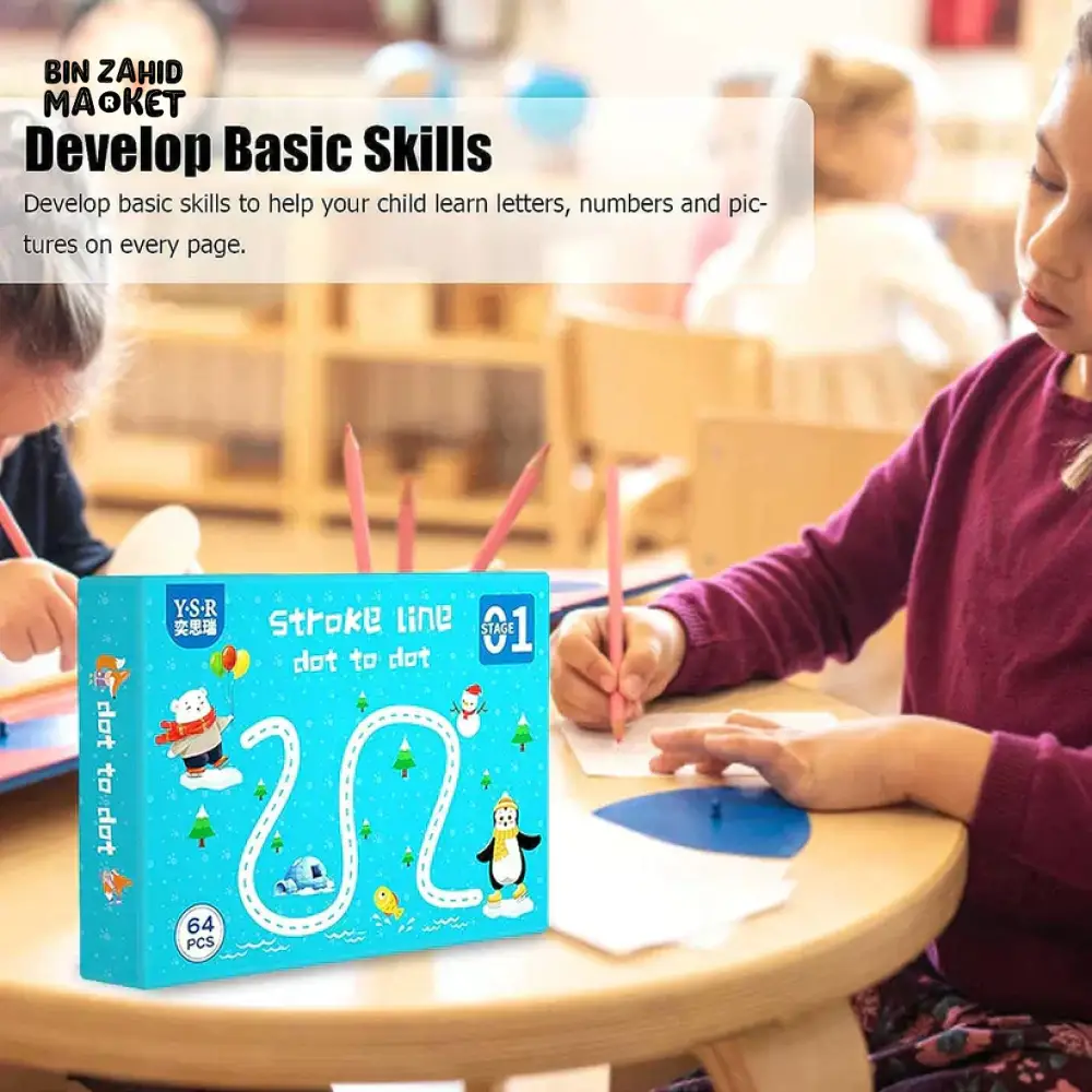 KIDS 64 PAGES REUSABLE TRACING BOOK - Image 5