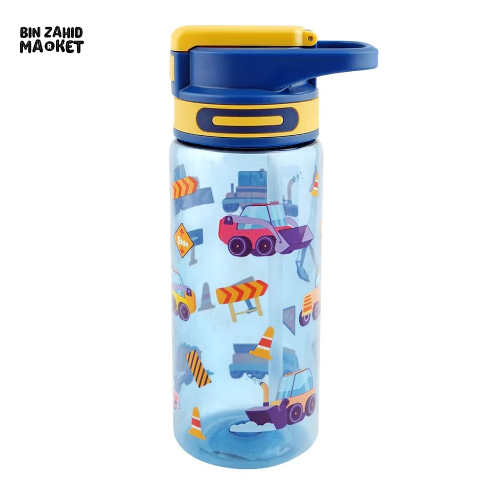 KIDS CARTOON FANCY WATER BOTTLE BLUE SB-11 700ML - Image 2