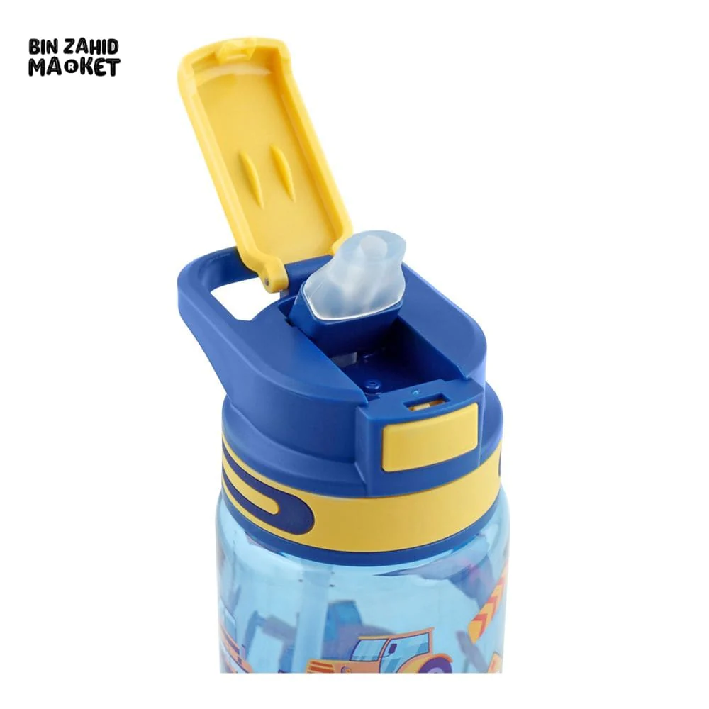 KIDS CARTOON FANCY WATER BOTTLE BLUE SB-11 700ML - Image 3