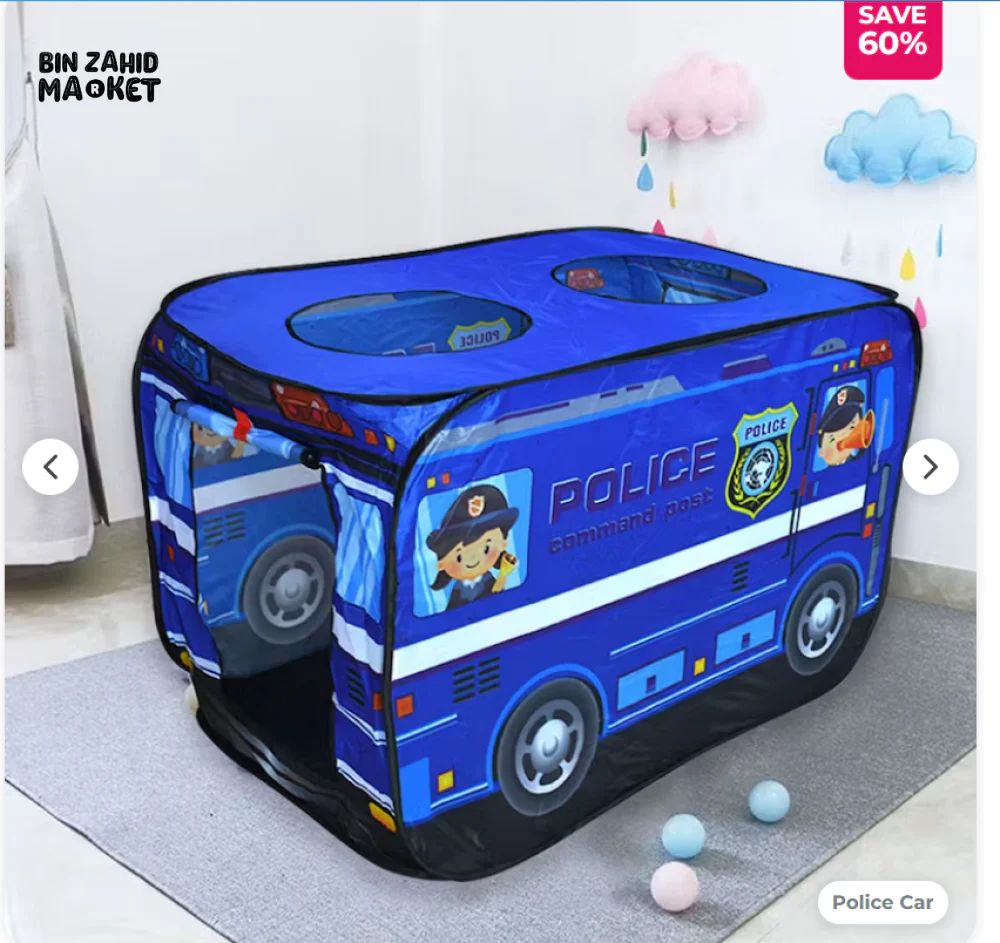 KIDS PLAY HOUSE TENT + FREE 50 BALLS - Image 3