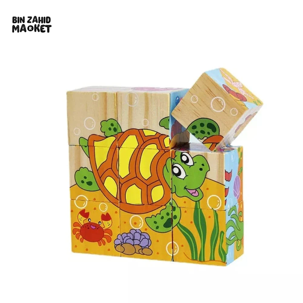 KIDS WOODEN EDUCATIONAL PUZZLE - Image 3