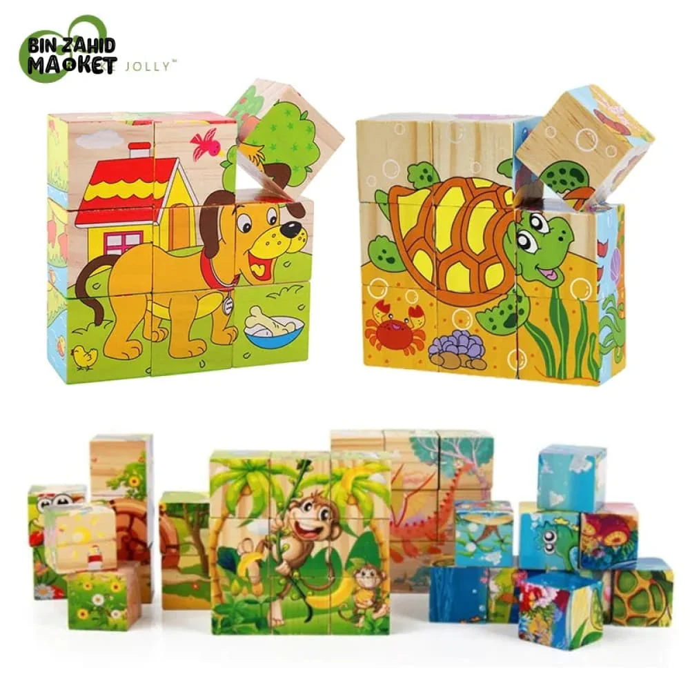 KIDS WOODEN EDUCATIONAL PUZZLE - Image 4