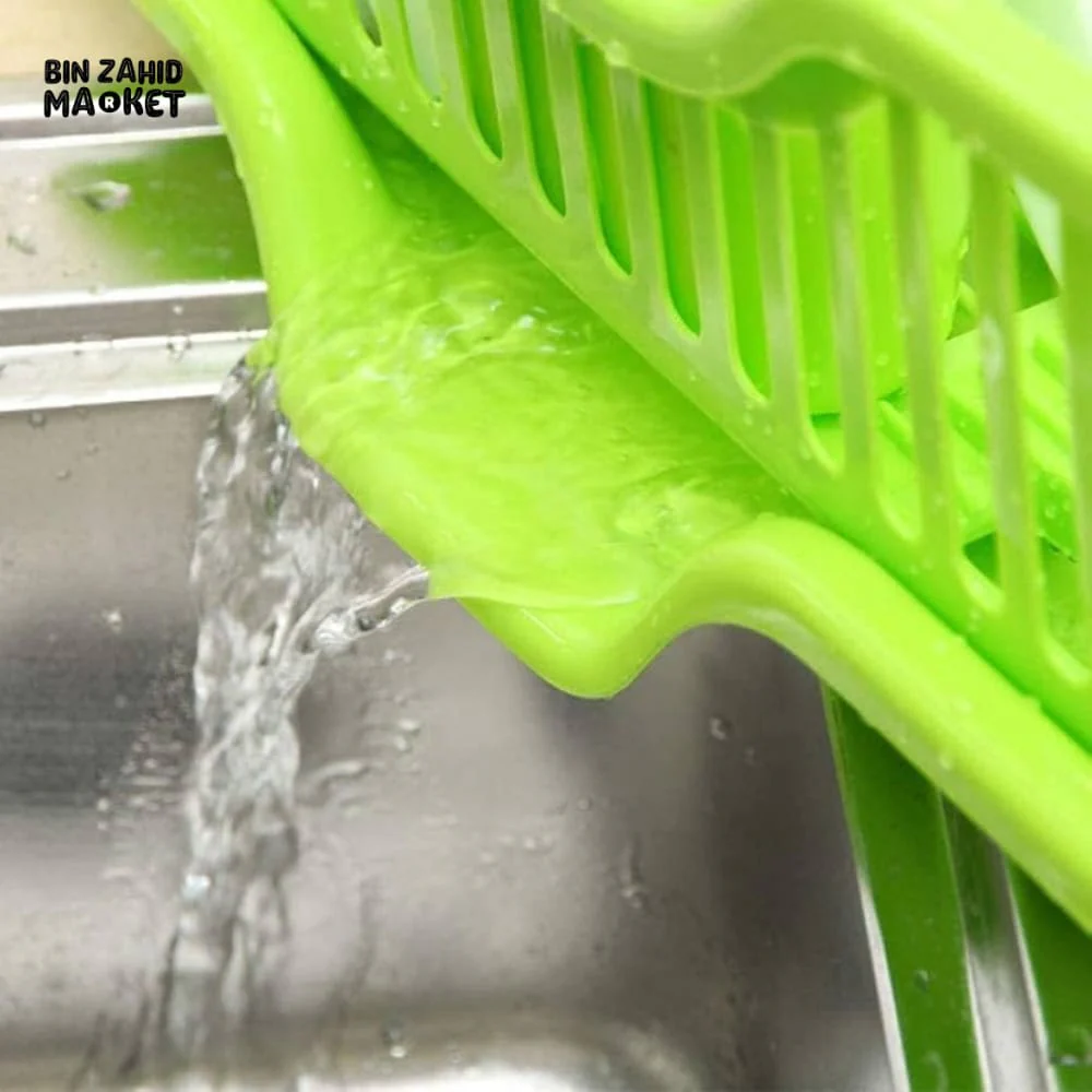 KITCHEN DISH DRYING RACK LARGE PLASTIC DRAINER WITH DRIP TRAY SPOONS & FORKS HOLDER - Image 9