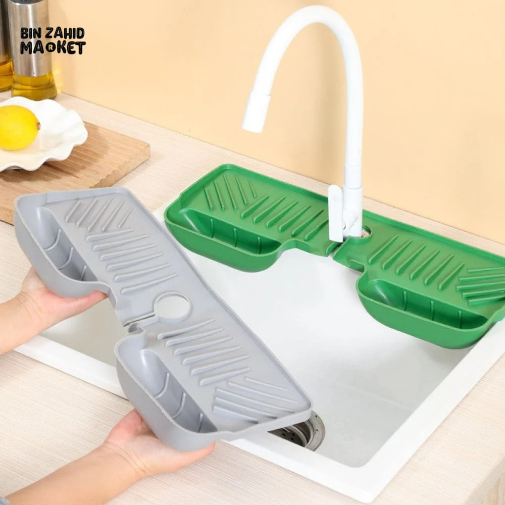 KITCHEN FAUCET ABSORBENT MAT – SPLASH GUARD & SINK DRYING PAD - Image 6