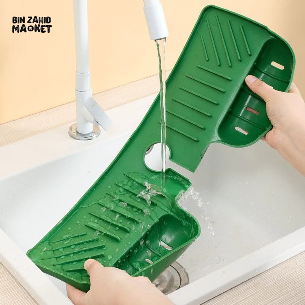 KITCHEN FAUCET ABSORBENT MAT – SPLASH GUARD & SINK DRYING PAD - Image 7