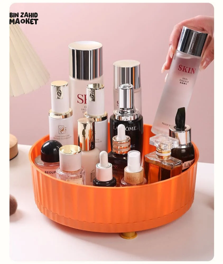 KITCHEN SEASONING STORAGE RACK – MULTIFUNCTIONAL ROTATING ORGANIZER LARGE CAPACITY SOY SAUCE & SPICE STORAGE FOR HOME - Image 5
