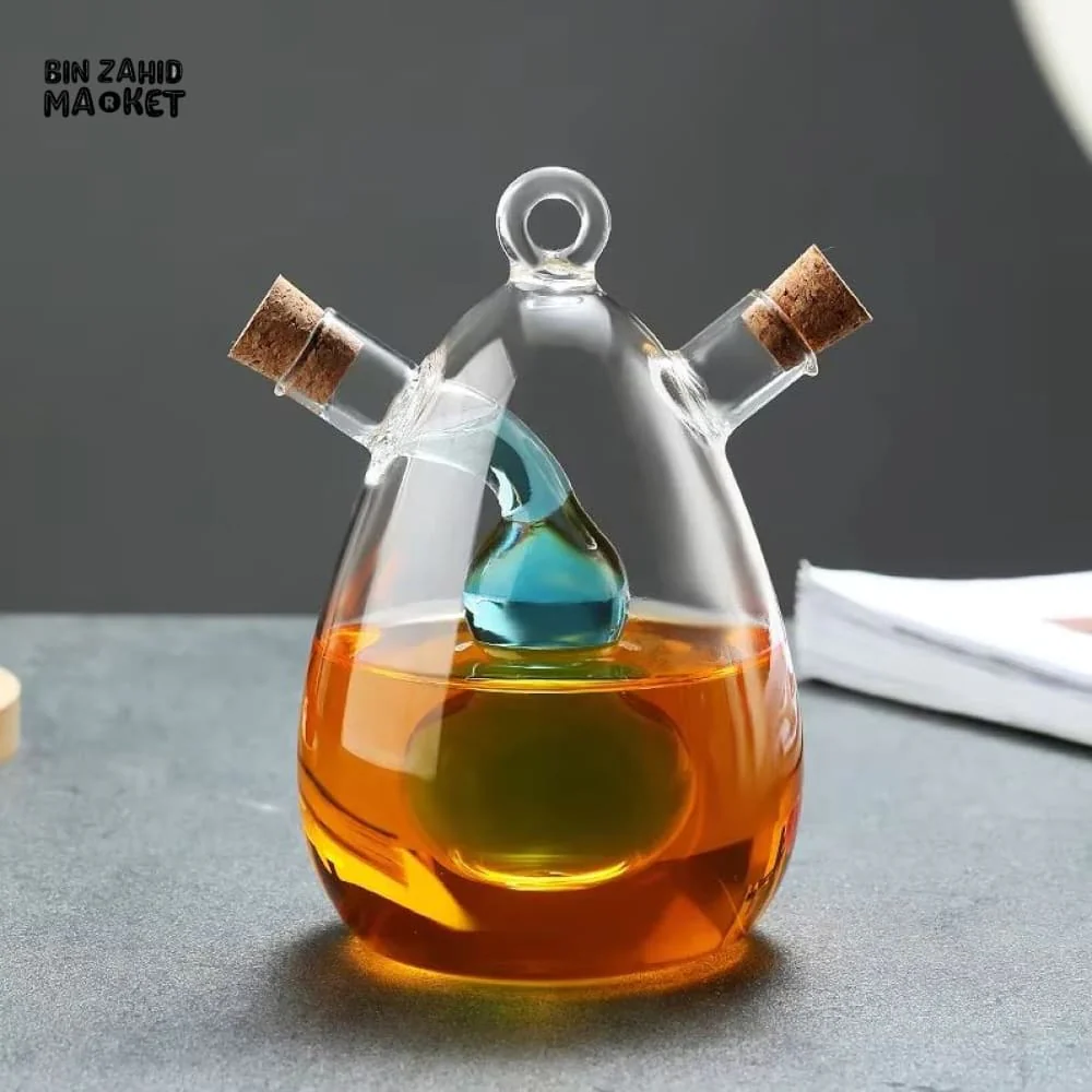GLASS OIL & VINEGAR BOTTLE – KITCHEN STORAGE CONTAINER - Image 5
