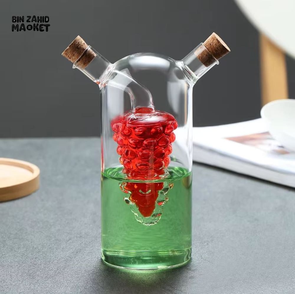 GLASS OIL & VINEGAR BOTTLE – KITCHEN STORAGE CONTAINER - Image 6