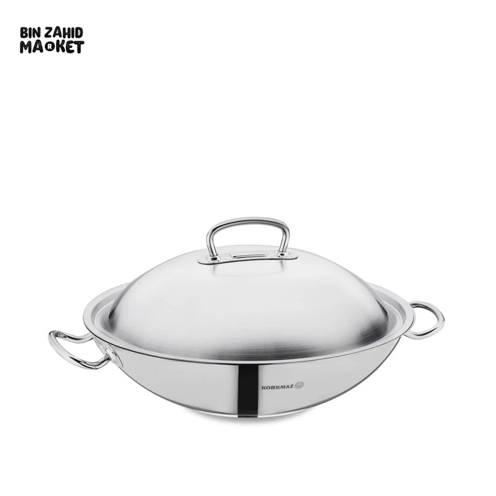 KORKMAZ PROLINE WOK (SATIN) 36X9CM