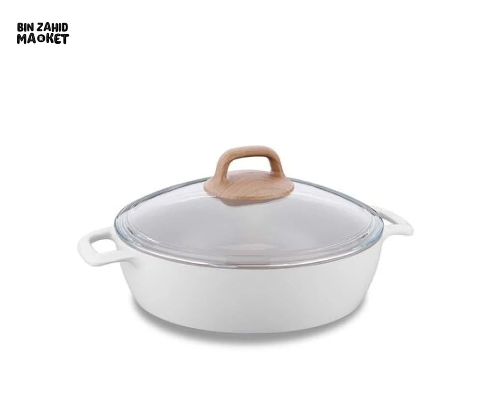 KORKMAZ GUSTO CERAMIC LOW CASSEROLE 26X7CM