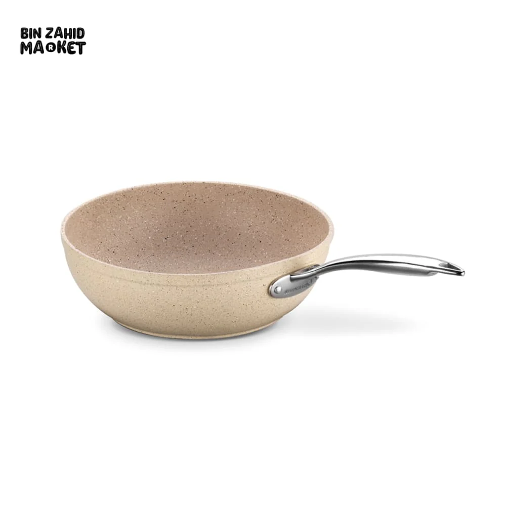 KORKMAZ GRANITA ALU. WOK 28X8.5CM