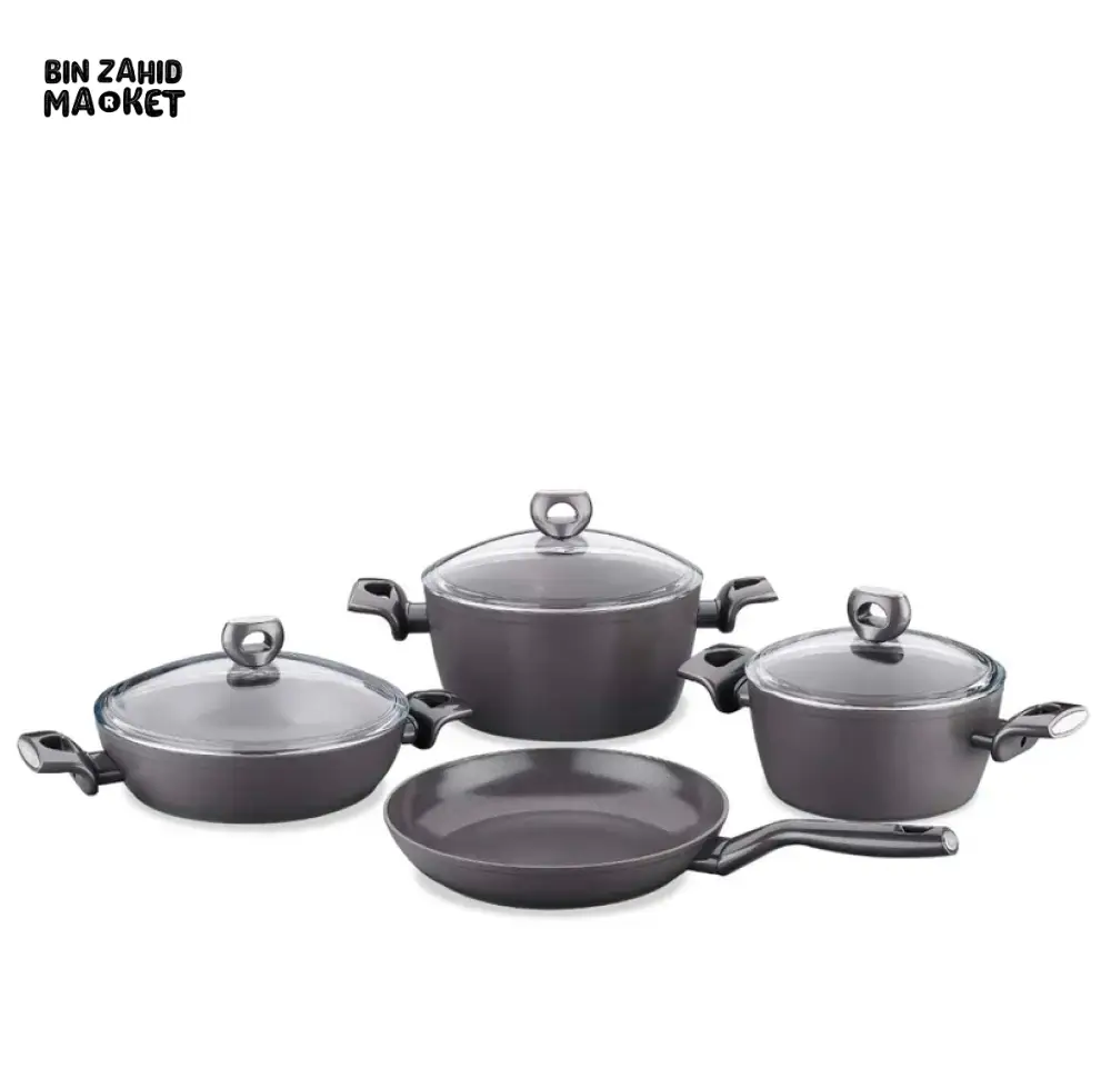 KORKMAZ NORA CERAMIC 7 PCS COOKWARE SET