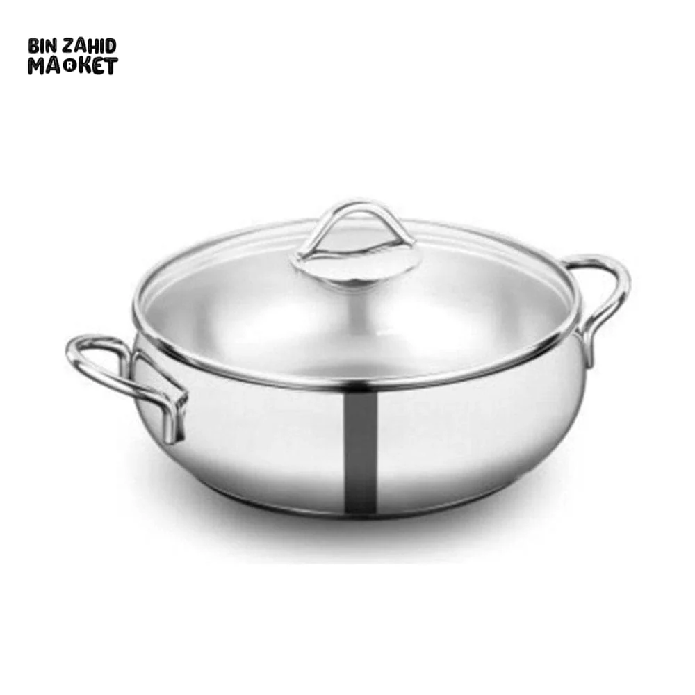 KORKMAZ TOMBIK LOW CASSEROLE 26X9 CM / 5.0 L.