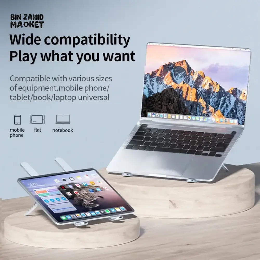 LAPTOP STAND WITH COOLING FAN ALUMINUM ALLOY BRACKET FOR GAMING LAPTOPS - Image 7