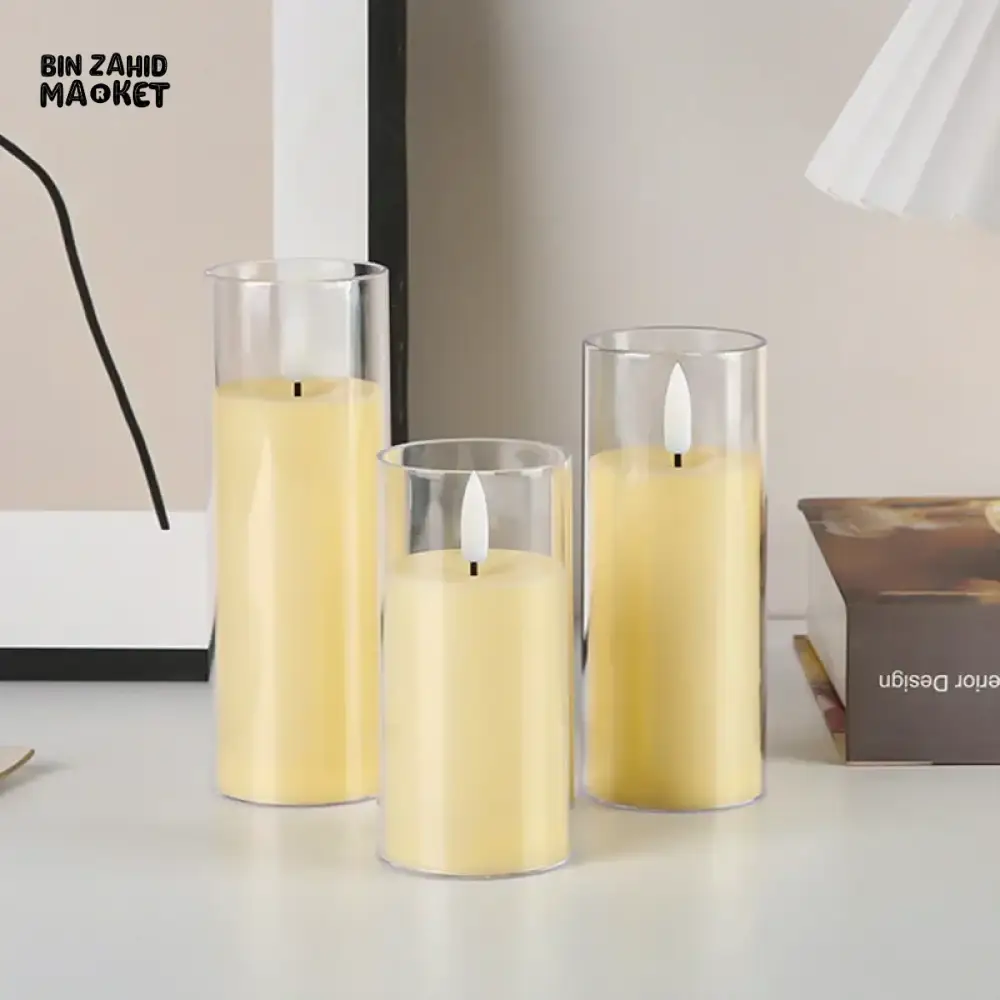 LED ACRYLIC CUP CANDLE LAMP – AMBIENT PARTY & WEDDING DECOR