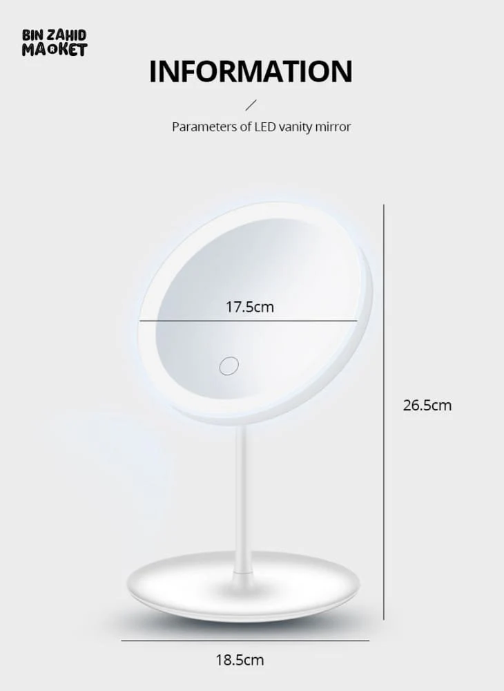 LED LIGHT MAKEUP MIRROR - Image 8