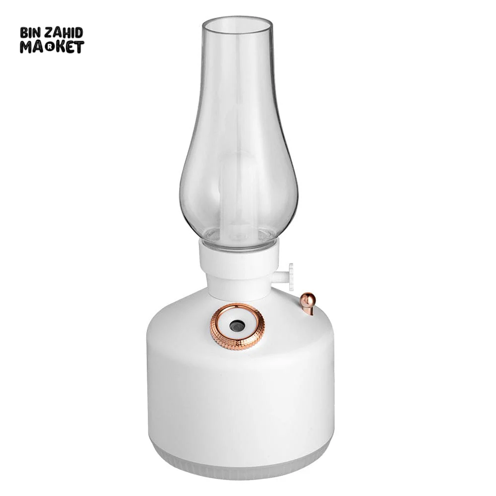 LED RETRO HUMIDIFIER LAMP – WIRELESS CHARGING AROMA DIFFUSER & WATER MIST MAKER WITH NIGHT LIGHT - Image 5