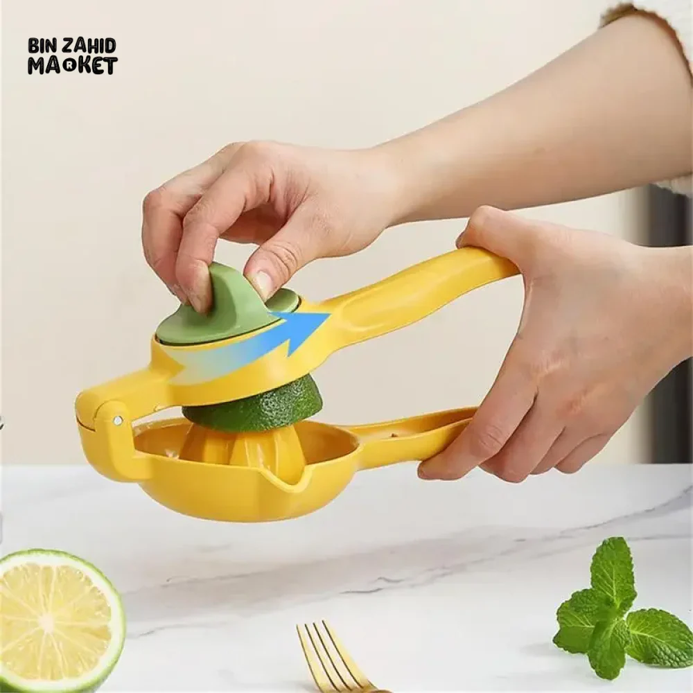 LEMON SQUEEZER CITRUS PRESS PORTABLE HANDHELD FRUIT JUICER - Image 4